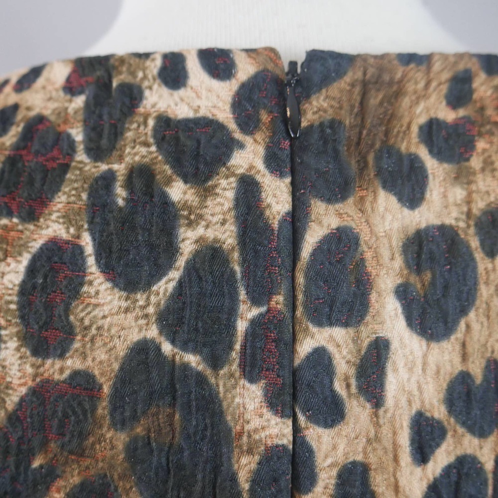 LAFAYETTE 148 Leopard Pencil Skirt and Shell Set Size 6 - Picture 8 of 11